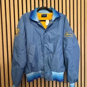 Alpha Industries Blue Varsity Jacket